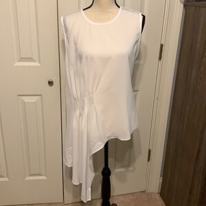 Patrizia Luca Ruched Side Tail Blouse